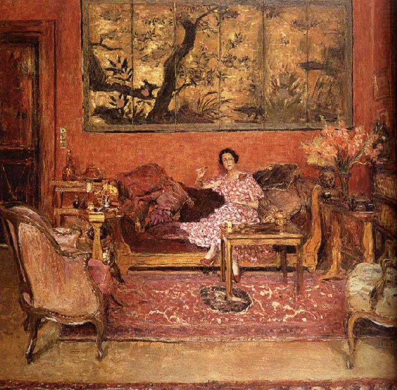 Edouard Vuillard Heng oakes curled madam china oil painting image